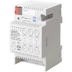 Siemens N 562/11 Schaltaktor, Hauptmodul, 3 x AC 230/400 V, 10 AX, C-Last, Last-Check 5WG15621AB11 N56211