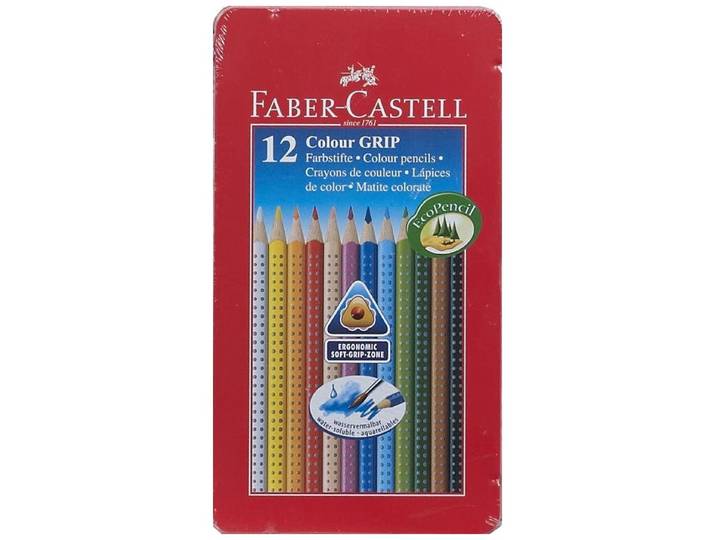 Faber Castell Faber-Castell Farbstift Colour Grip (12 Stück)
