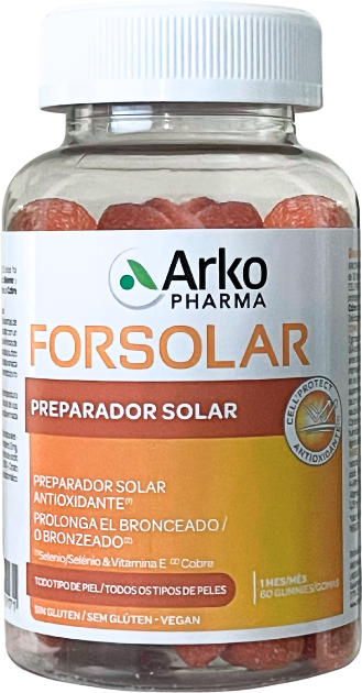 Arkopharma Forsolar Preparador Solar 60 gomas