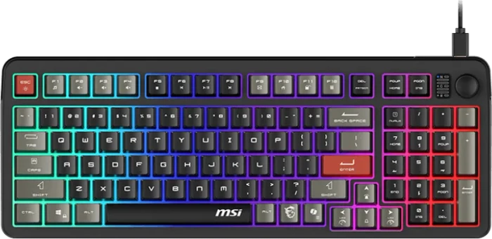 MSI Forge GK110 RGB Gaming Keyboard schwarz FR-Layout