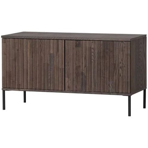 WOOOD New Gravure TV-meubel Essenhout Bruin/Beige B: 100 cm, D: 56 cm, H: 44 cm