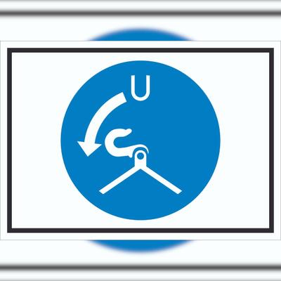 HB-Druck Fallen lösen beim Aussetzvorgang Symbol Schild A6 (105x148mm)