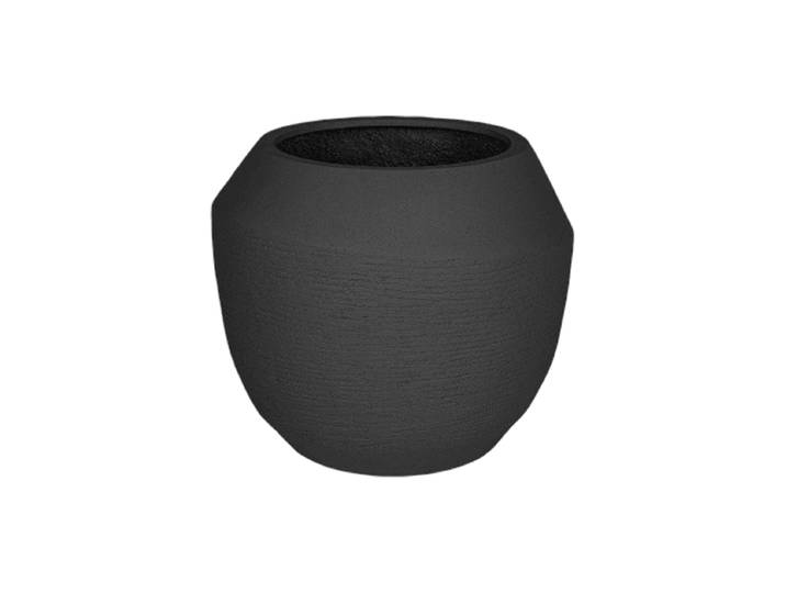 Hochwertiger In- & Outdoor Blumentopf „Ruvido Combi“, verschiedene Grössen Schwarzbraun Luca Lifestyle