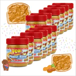 PEO's Peanut Butter 12 x 350g Erdnussbutter Creamy