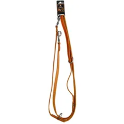 Spotted Pro Spotted! Pro Leder Trainingsleine Cognac 2x250cm (Hund, Allgemein, Hundesport), Halsband + Leine