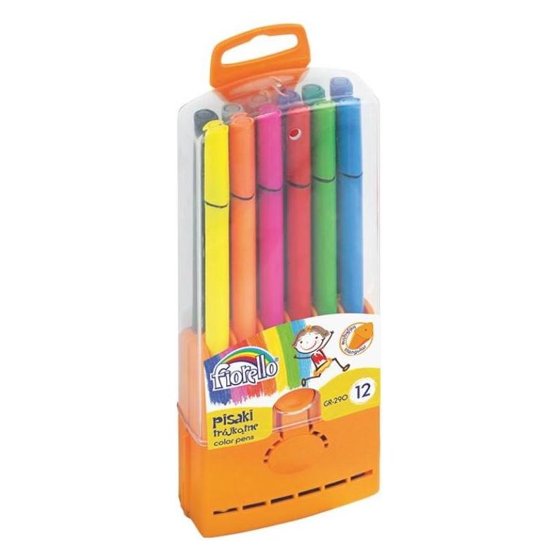 GrandHall Dreieckige Marker, 12 FIORELLO-Farben (12x) (WIKR-926930)