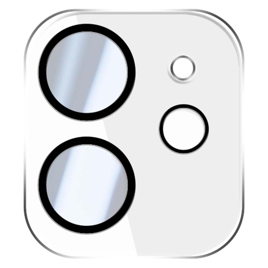Crong Lens Shield - Glas für die Kamera und das Objektiv des iPhone 12 (1 Stk., Apple iPhone 12) (CRG-LSIP12)