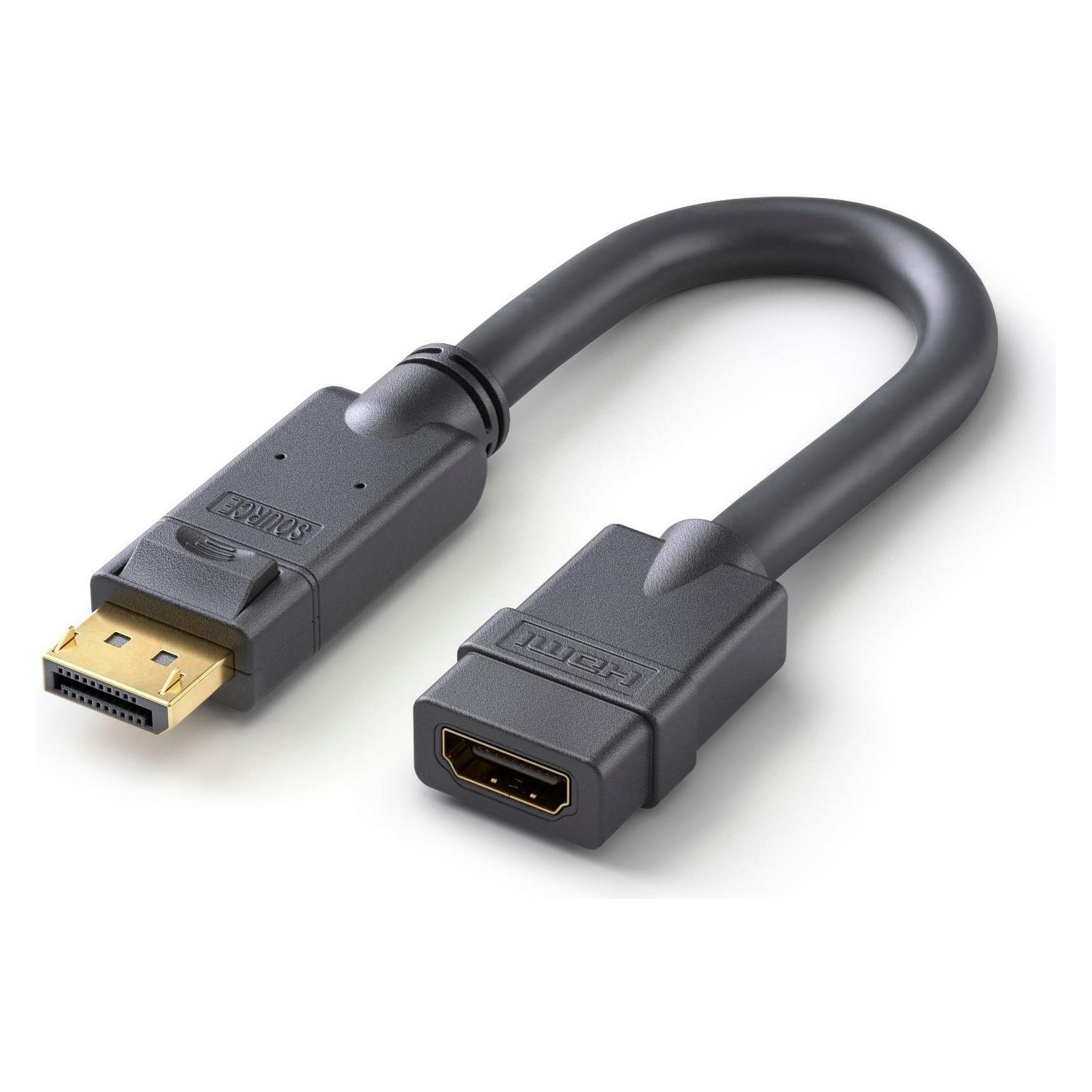 Purelink DisplayPort/HDMI Adapter 4K - PureInstall 0,10m (DisplayPort, HDMI) (PI156)