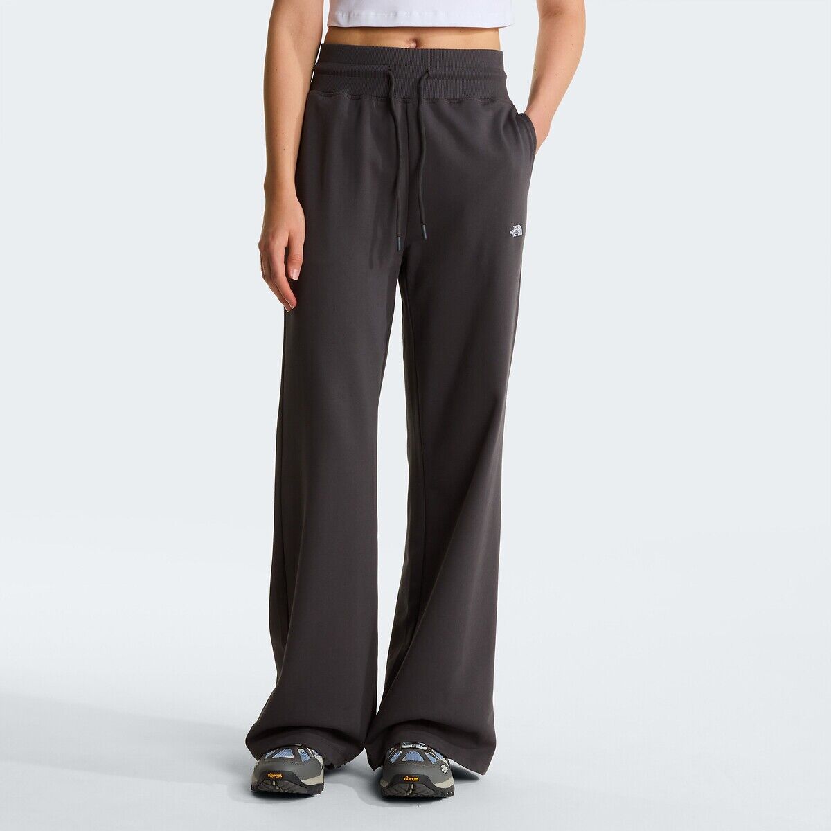 THE NORTH FACE Pantalon large avec ceinture côtelée