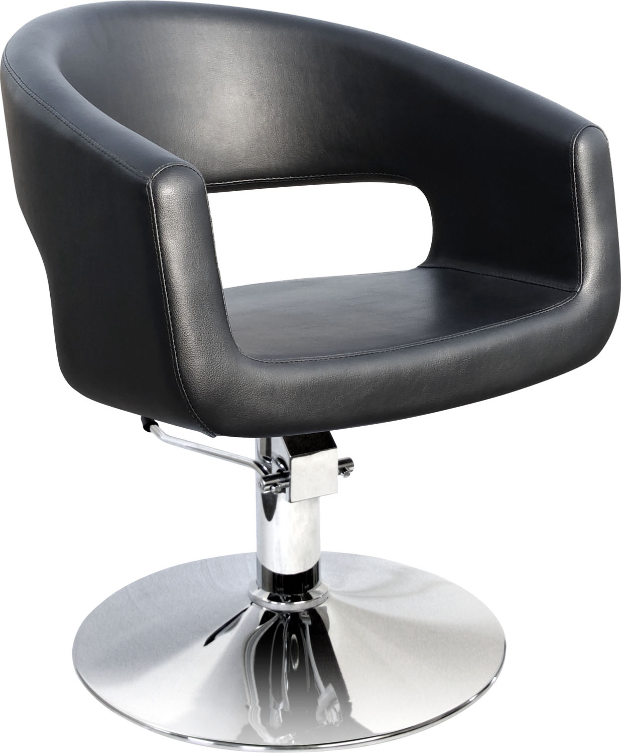 Hairway Friseurstuhl "Retro” schwarz 56083-YD29