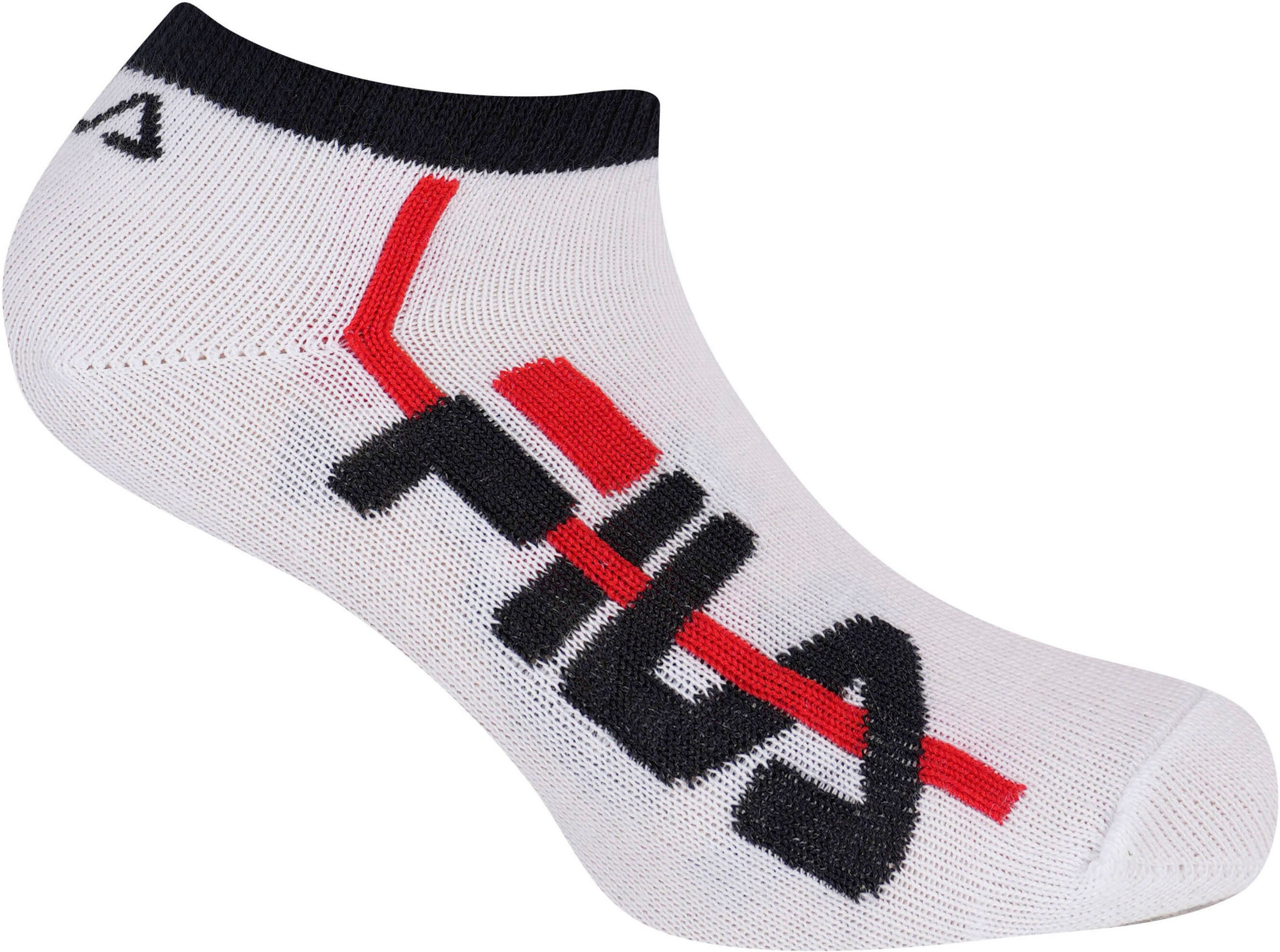 Freizeitsocken FILA "JUNIOR BOY INVISIBLE SOCKS", Jungen, Gr. 27-30, blau (weiß navy), Baumwollmischung, bestickt, mehrfarbig, Socken Freizeitsocken, Bequemes Fussbett für optimalen Komfort weiß navy 27-30