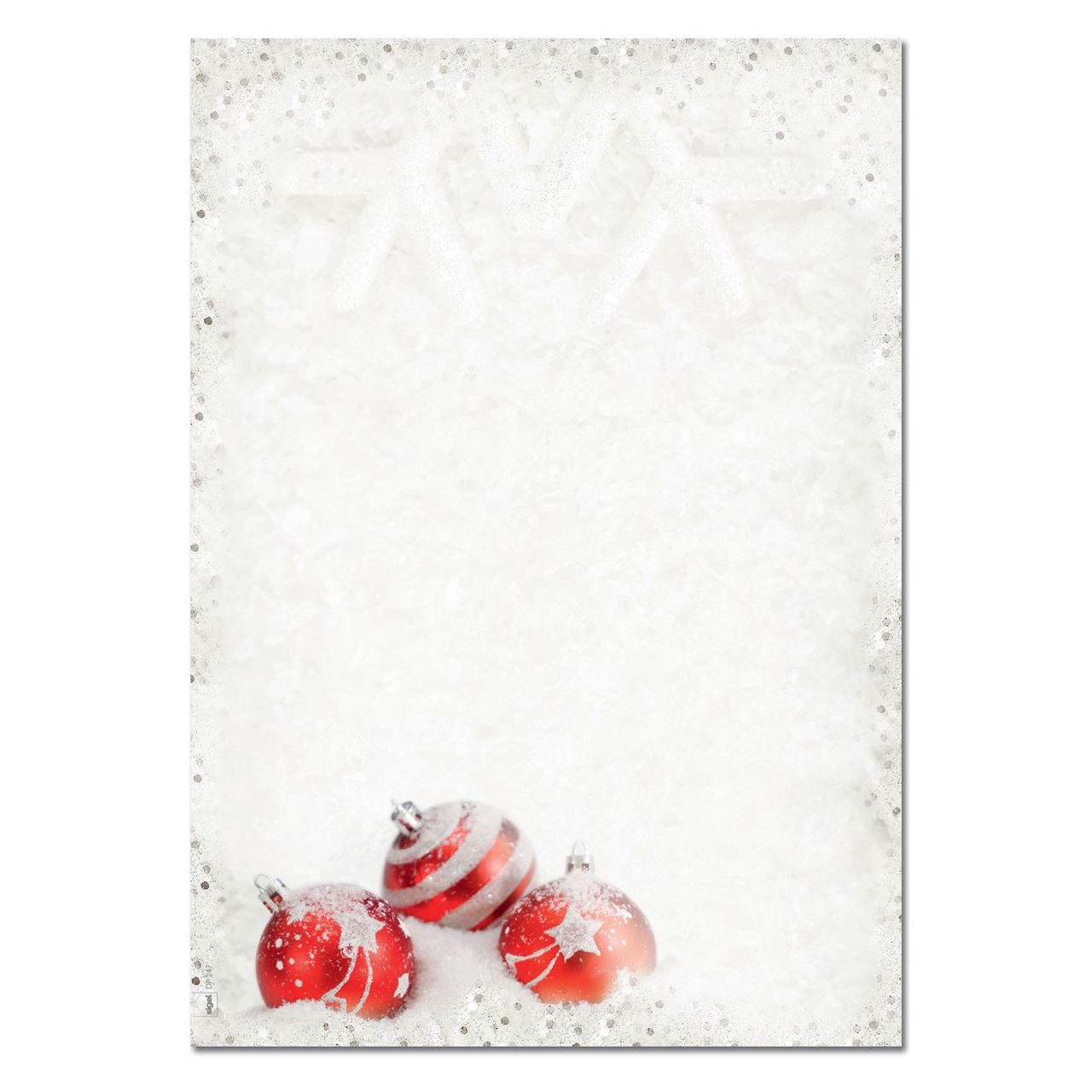 SIGEL Weihnachtsbriefpapier Winter Flair Motiv DIN A4 90 g/qm 100 Blatt