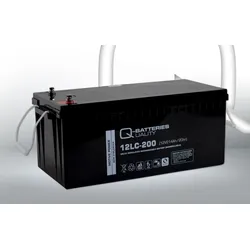 Q-Batteries AGM Versorgungsbatterie 214Ah 12V Deep Cycle – wartungsfrei, lageunabhängig