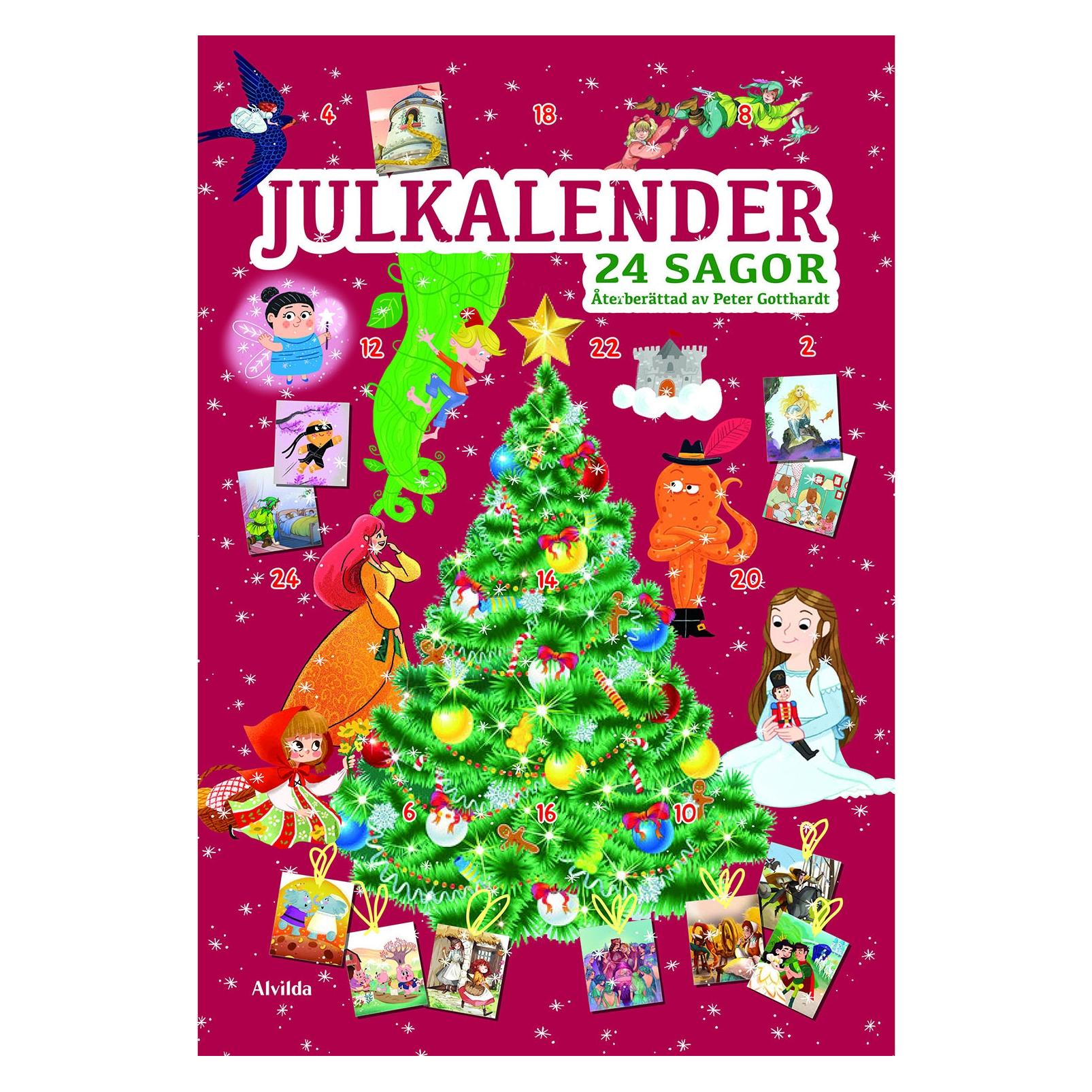 Alvilda Julkalender 24 sagor (9788741529844)
