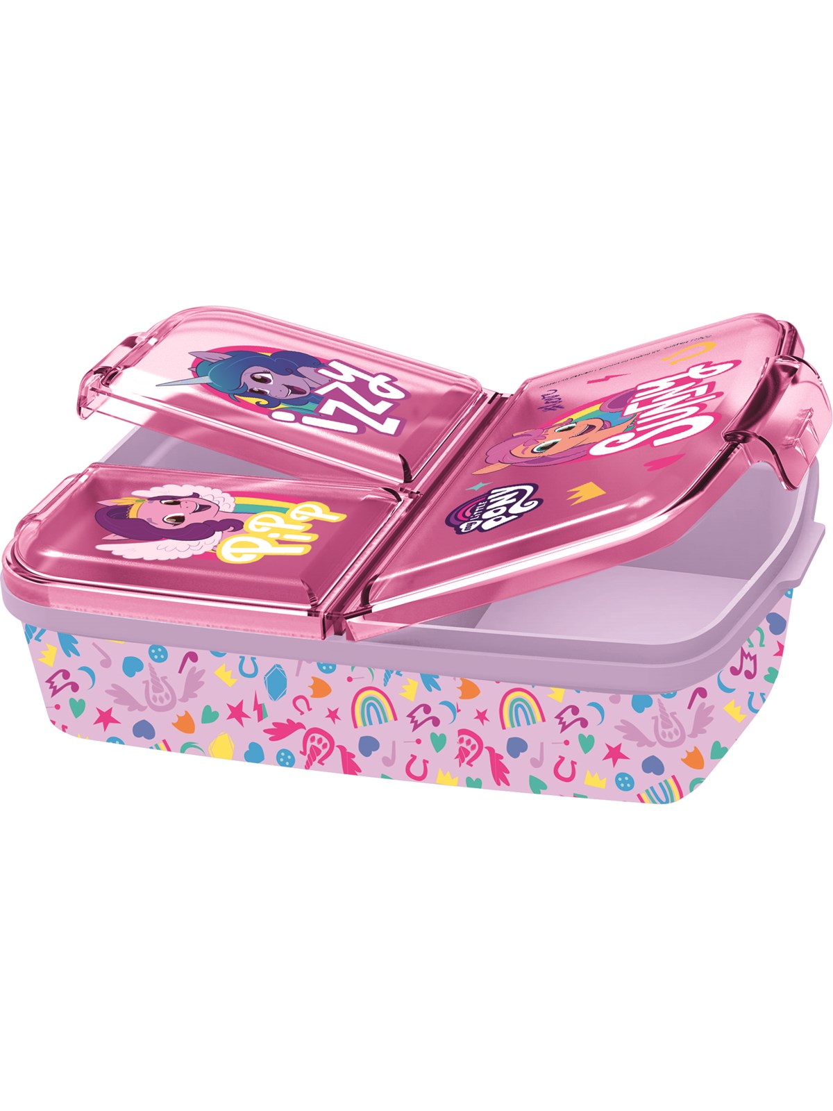 Euromic MY LITTLE PONY multi comp. sandwich box 18 x13 cm