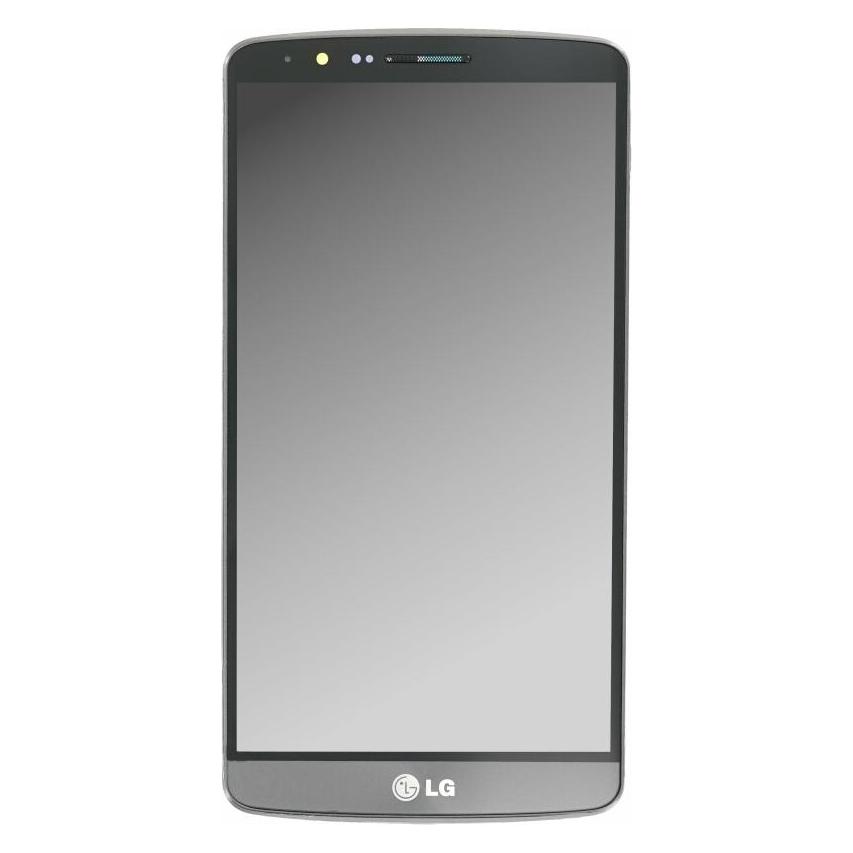 LG G3 D855 LCD-Frontabdeckung Titanschwarz (Display, LG G3) (ACQ87190302)