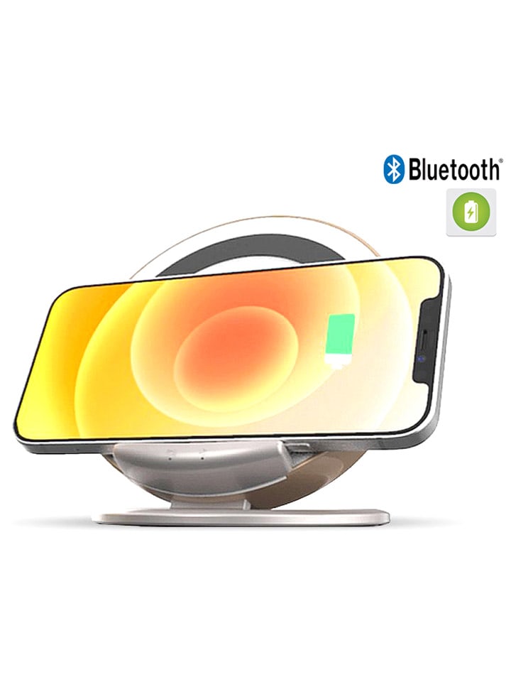 SmartCase Induktions-Ladestation mit Bluetooth-Lautsprecher in Gold - onesize