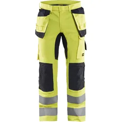 Multinorm Stretch Handwerker-Bundhose "1587" INHERENT gelb/marine - D124 - gelb