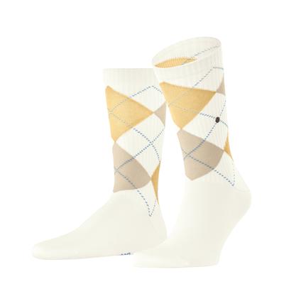 Socken BURLINGTON "Rib Court", Herren, Gr. 40-46, beige (off), Baumwollmischung, unifarben, Socken Socken, Einheitsgröße 40-46, Argyle-Muster, feine Rippenstruktur