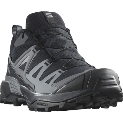 Wanderschuh SALOMON "X ULTRA 360 GORE-TEX", Herren, Gr. 47, schwarz, Synthetik, Schuhe Wanderschuh, wasserdicht