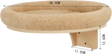 Uplift Curations Wall Mounted Cat Climbing Rope With Wooden Steps And Sisal Scratcher For Indoor Cats wall Mounted Nest