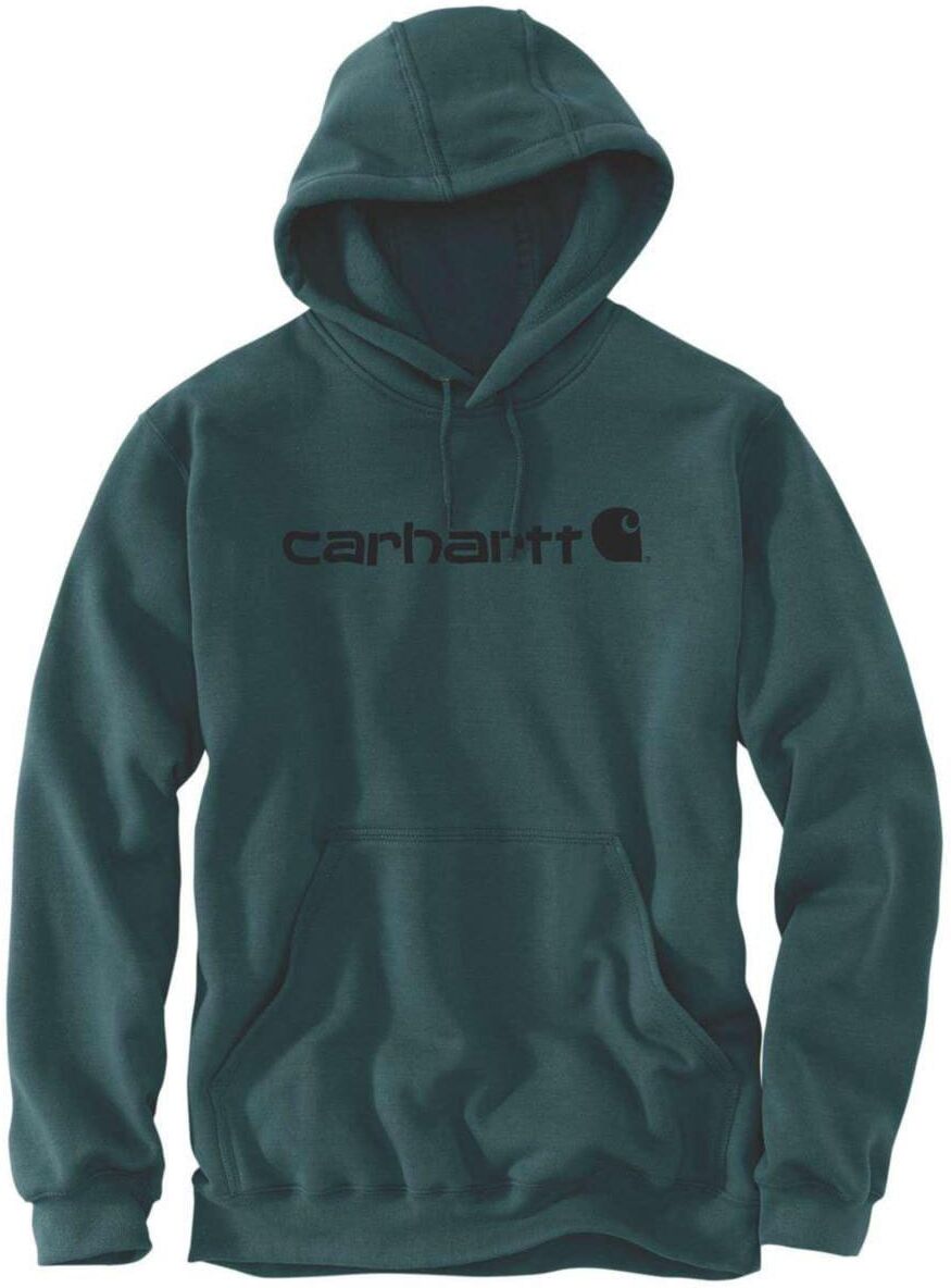 Carhartt Huvtröja Logo, Petroleum