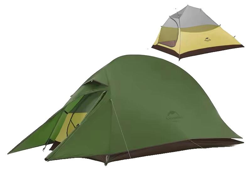 Zelt, wasserdicht, leichtes Design, UP2 20D Grün