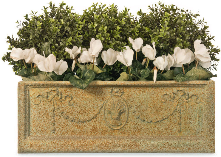 Astoria Grand Pendle Fiberglass Planter Box Bronzage 21 cm H x 61 cm W x 27 cm D