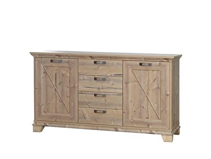 Newroom Sideboard Bramberg Fichte Landhaus Kommode mit Türen Wohnzimmer