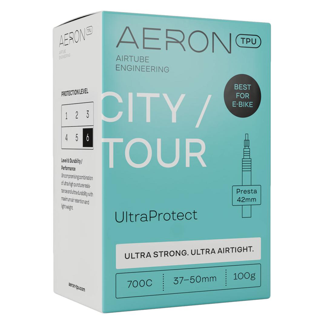Aeron /TPU City/Tour - UltraProtect / 37-50 / Auto Valve 40 / 700C (Schrader (AV), 28", 40 mm) (33300007-4260477077448)