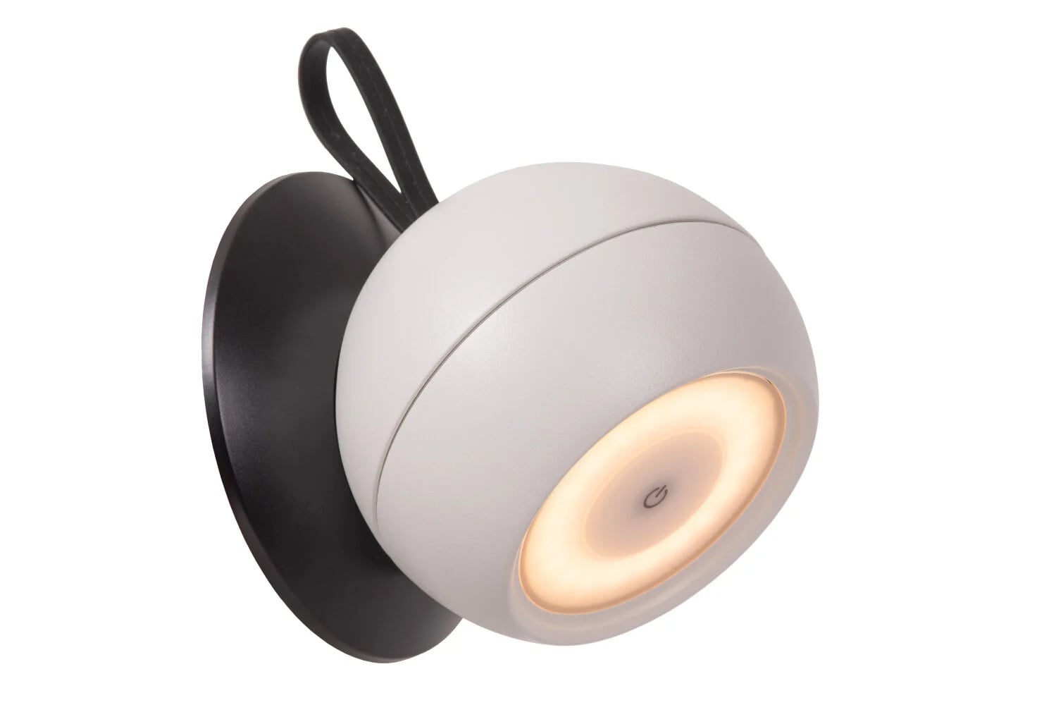 Lucide Lunex Oplaadbare Wandlamp Wit - LED Dimbare Warm Witte Verlichting - IP54 - Magnetisch