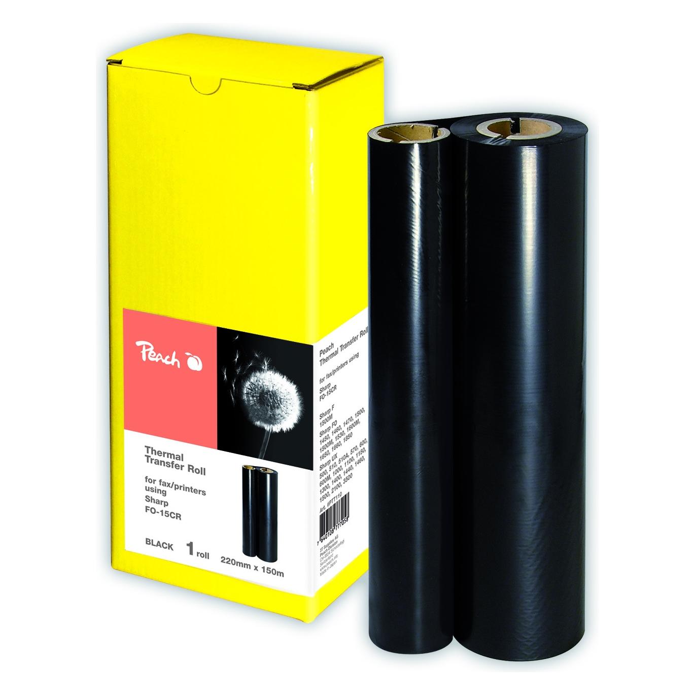 Peach Thermal Transfer Rolle ersetzt Sharp FO-15CR (74692803)