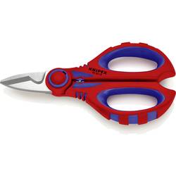 Knipex KNIPEX 95 05 10 SB Elektrikerscheren mit Mehrkomponenten-Hüllen, glasfaserverstärkt 160 mm 95 05 10 SB