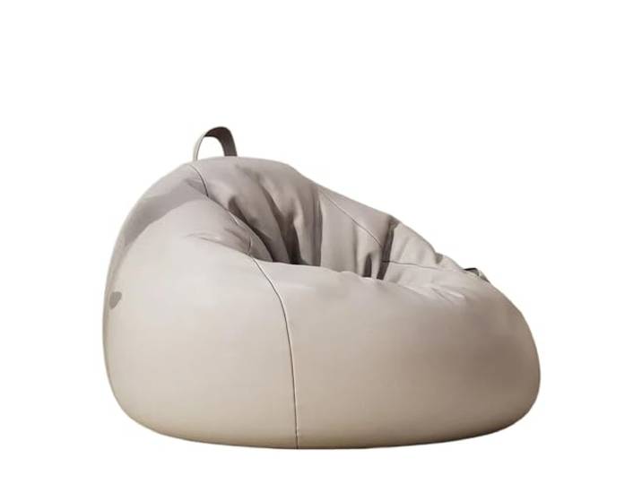 Xumh2024-3 Sitzsack Sitzsack-Stuhl, Lazy-Sofa, Einzelsitzgelegenheit for Wohnzimmer, Schlafzimmer und Lounge(Grigio,Mittel)