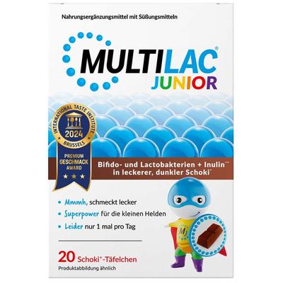 Multilac Darmsynbiotikum Junior Täfelchen 20 St