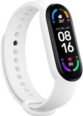 Multisell Products Hub Mi Band Silicone Bracelet, Wristband Accessories For Miband, Xiaomi Band Strap white mi Band 5 6
