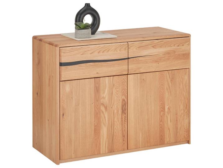 Valnatura Kommode, Wildeiche, Holz, Wildeiche, massiv,vollmassiv, 1 Fächer, 1 Schublade(n) Schubladen, 105x80x45 cm, stehend, Holzmöbel, Kleinmöbel Holz, Holzkommoden