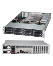 Supermicro 826BAC4-R920LPB Gehäuse 3,5 " PC-/Server Netzteil Serial ATA SuperChassis 2U 1/2 Intel / AMD processors 8x SAS3 12Gbps and 4x Hybrid NVMe/SAS3 3.5" HDD 920W (CSE-826BAC4-R920LPB)