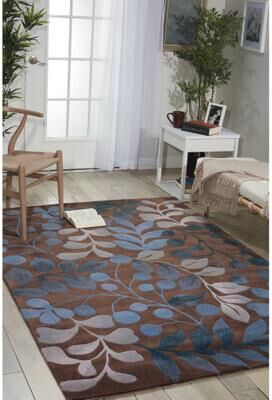 Nourison Contours Hand-tufted Botanical Area Rug