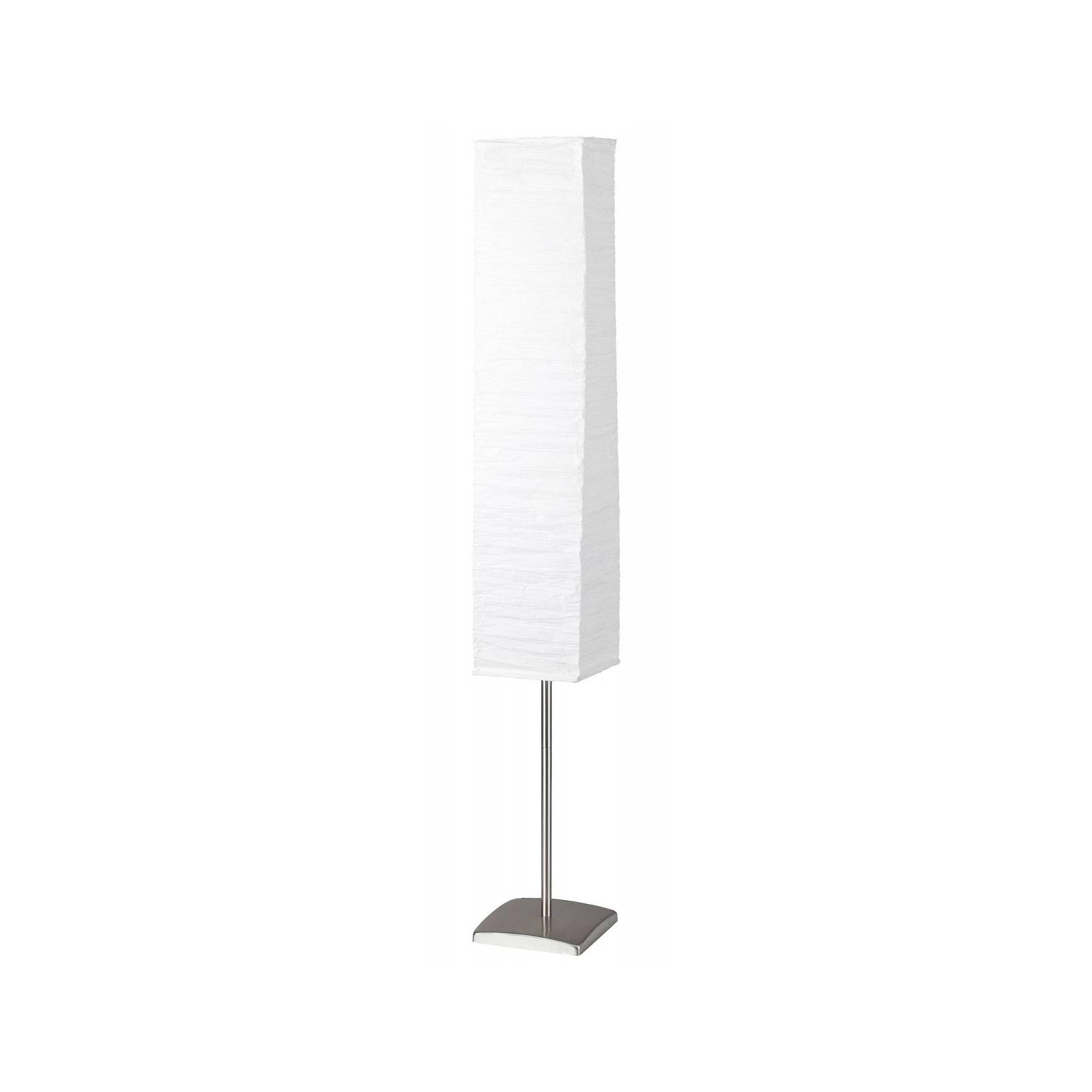 BRILLIANT Lampe Nerva Standleuchte titan/weiß 2x C35, E14, 40W, geeignet für Kerzenlampen (nicht enthalten) Mit Fußschalter
