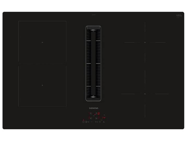 SIEMENS Kochfeld mit Dunstabzug ED811BS16E, Powerboost-Funktion, Timer, TouchControl-Bedienung