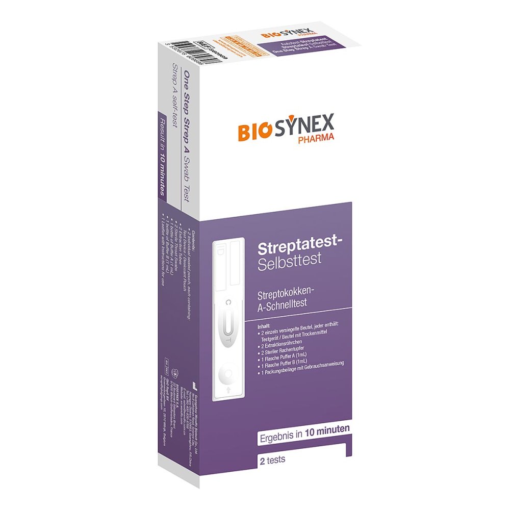 MedGoNET GmbH Streptatest Streptokokken A Schnelltest Rachen 20349897