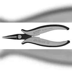 ESD Spitzzange, gezahnt/spitz/abgerundet, 160 mm
