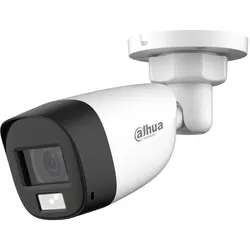 Dahua CCTV 2MP Smart Dual Light HDCVI Fixed-focal Bullet Camera, DH-HAC-HFW1200CLP-IL-A-0280B-S6 (1920 x 1080 Pixels), Netzwerkkamera, Weiss