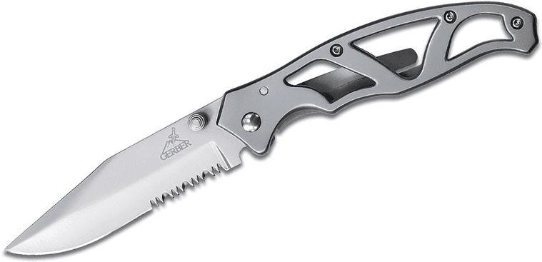 Gerber Paraframe II Clip Point Serr SS