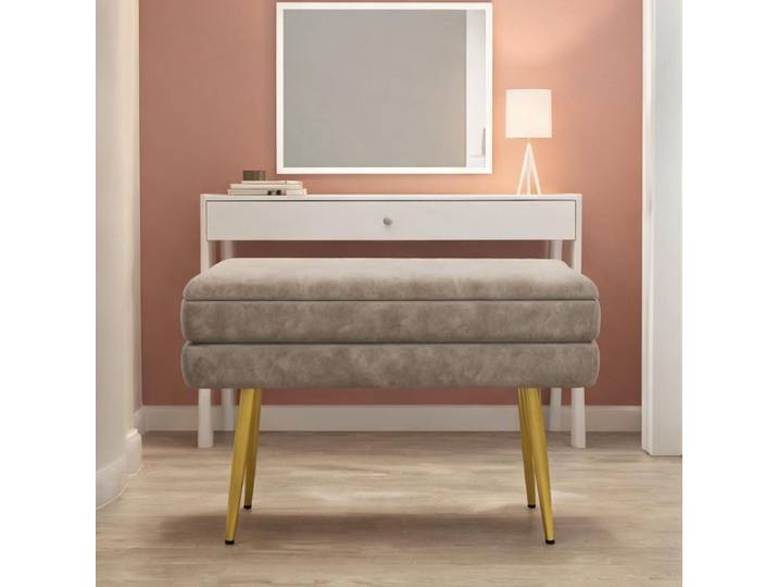 Bz Banquette Bz en Polyester Beige 79.5 x 37.5 x 43 cm