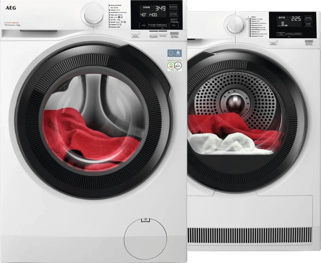 AEG LR73CB86 ProSteam + AEG TR73CB96 SensiDry wasset