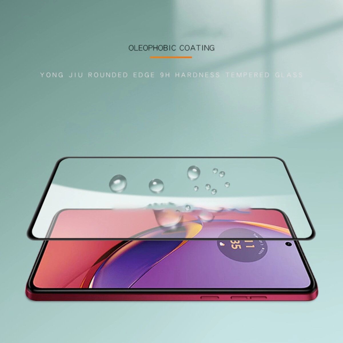 INF Displayschutz aus gehärtetem Glas für MOTO G84