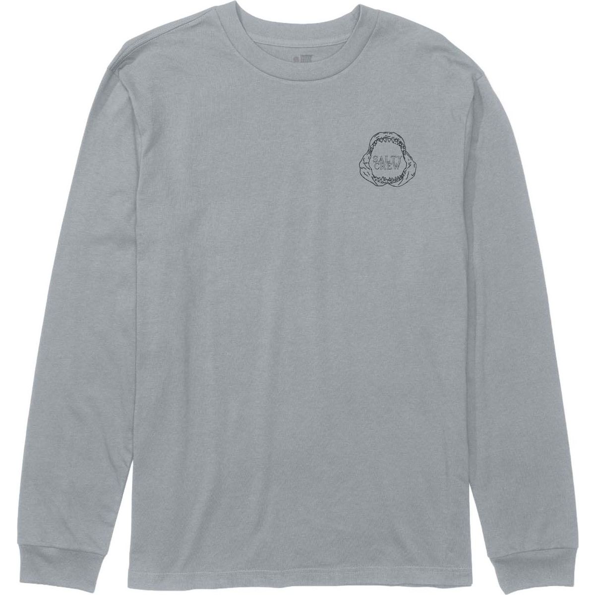 Salty Crew Great White LS Tee quarry (QUA) S 20135684-QUA-S