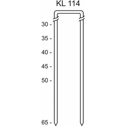 Schneider Druckluft, Büroklammer, Heftklammer KL 114/50 CNKH/10000 (10000x)
